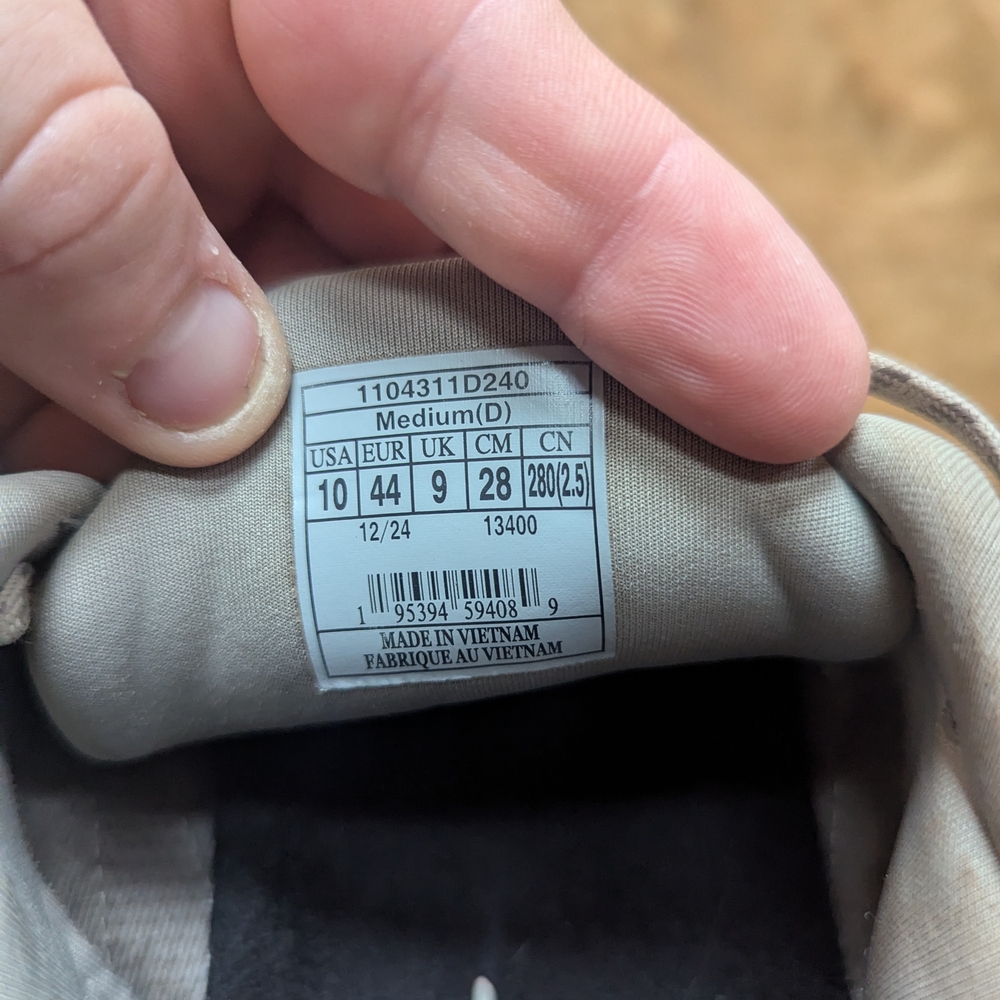 Brooks Gray and White Athletic Shoes - Picture 8 of 9